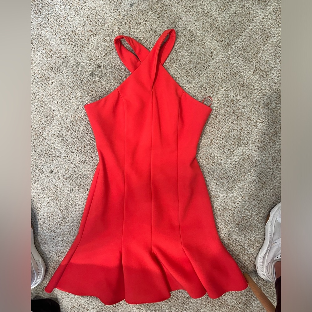 LIKELY. Size 4. Worn once. In perfect condition. Coral color.